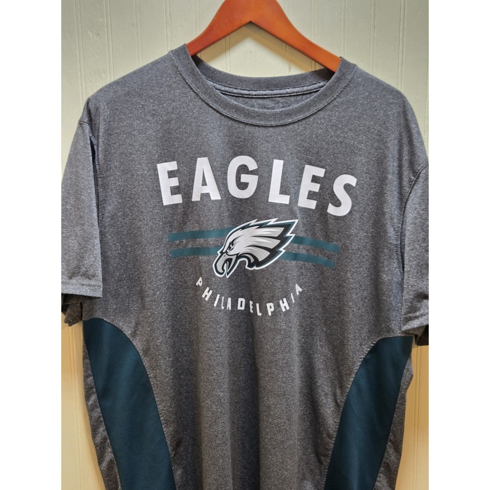 Philadelphia Eagles Shirt Mens 2XL Gray NFL Football NFL Team Apparel Graphic